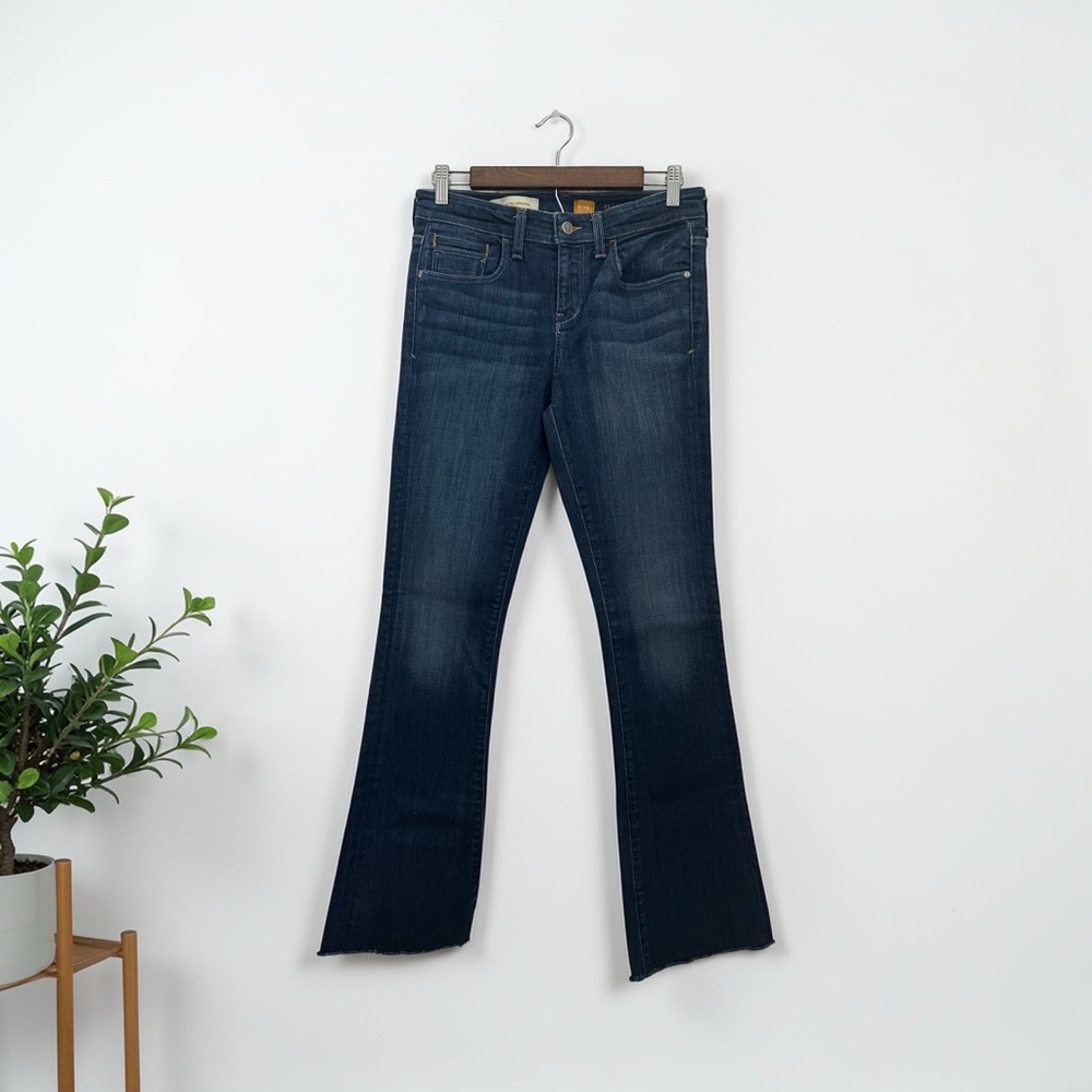 Anthropologie Women’s Pilcro Midi Rise Cotton Blue Bootcut Jeans Size 29